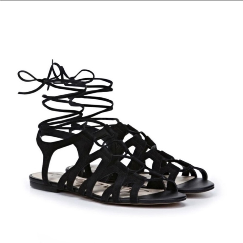 NWOT Sam Edelman Boyden Black Sandals Sz 6